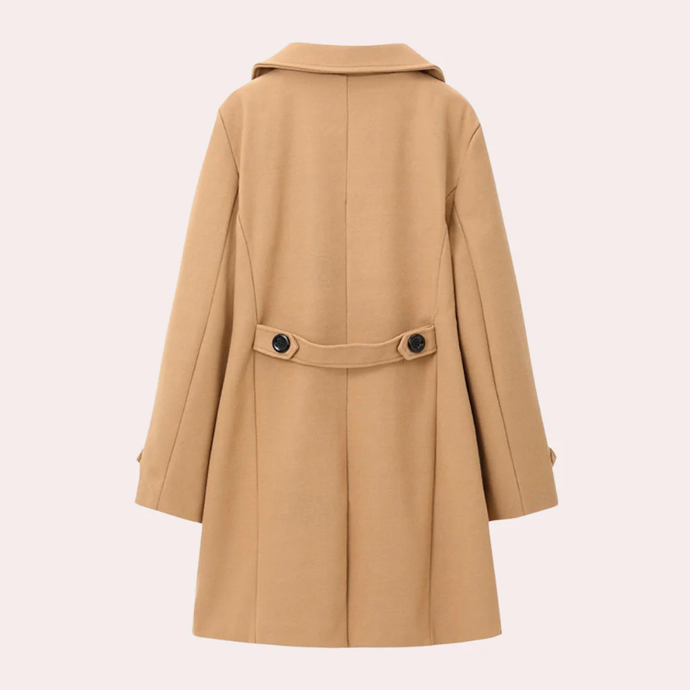 Casual herenjas voor herfst en winter met dubbele rij knopen